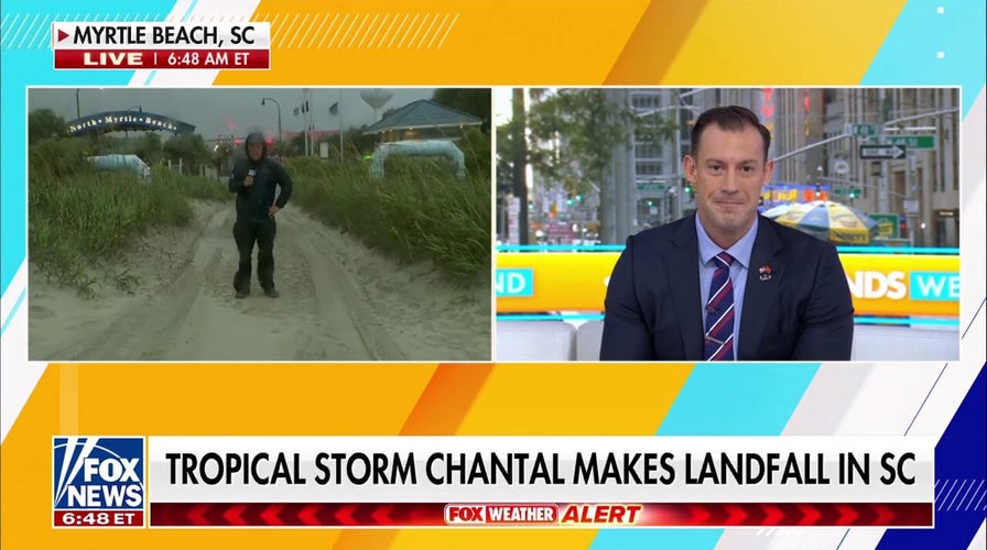 Tropical storm Chantal triggers flash flood concerns in the Carolinas