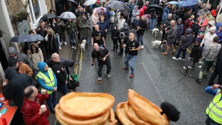 Black puddings fly as hundreds gather at bizarre world championships