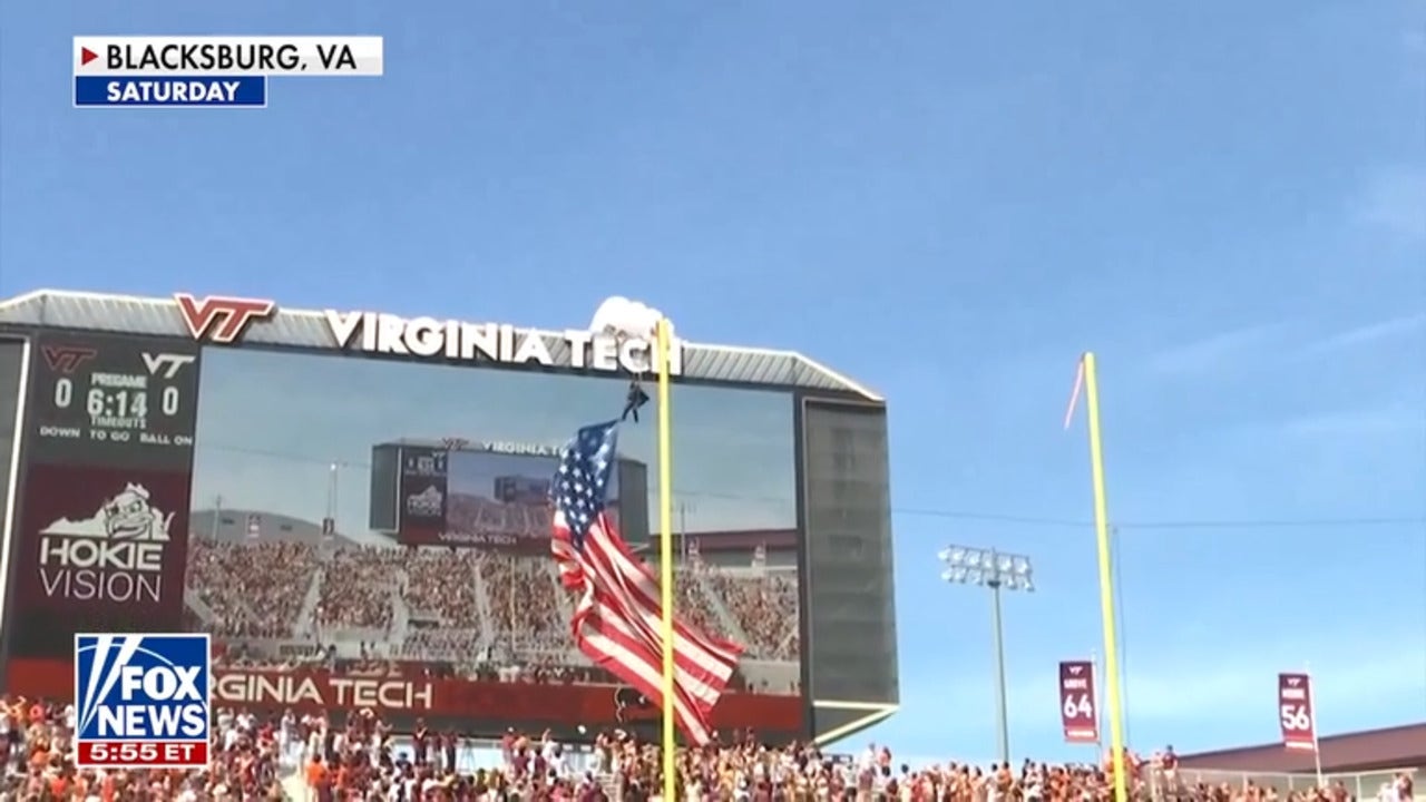 Veteran skydiver speaks out after Virginia Tech scoreboard crash