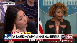 Karine Jean-Pierre torched for 'outrageous' response to antisemitism concerns - Fox News