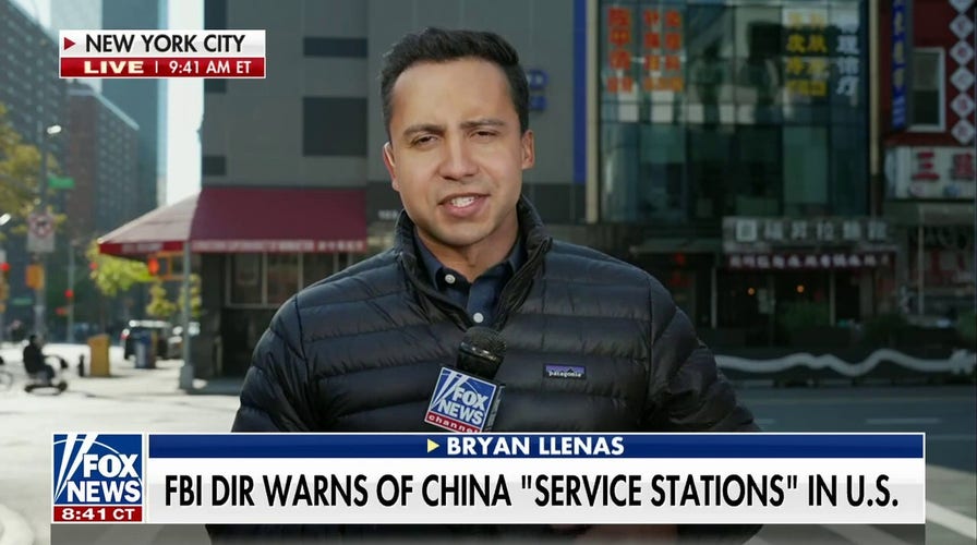 FBI director expresses concern about China police 'service stations'