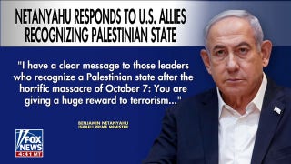 Israel fires back after US allies recognize Palestinian statehood: 'Huge reward to terrorism'