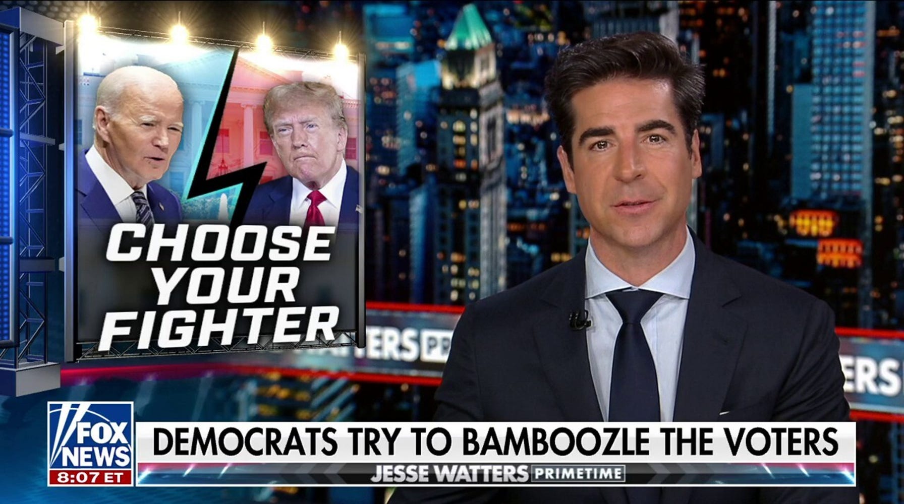 Jesse Watters Rips Democrats' Campaign Strategy, Calls Out Biden for 'Dodging the Press'