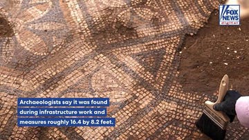 Ancient mosaic discovered in Smyrna, one of the seven churches mentioned in Revelation