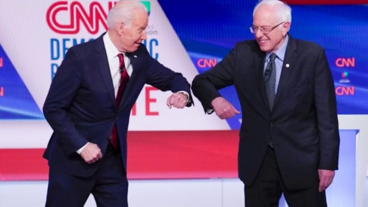 Coronavirus pandemic front and center at Biden-Sanders debate