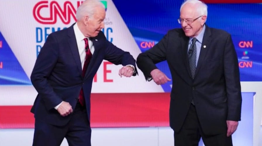 Coronavirus pandemic front and center at Biden-Sanders debate