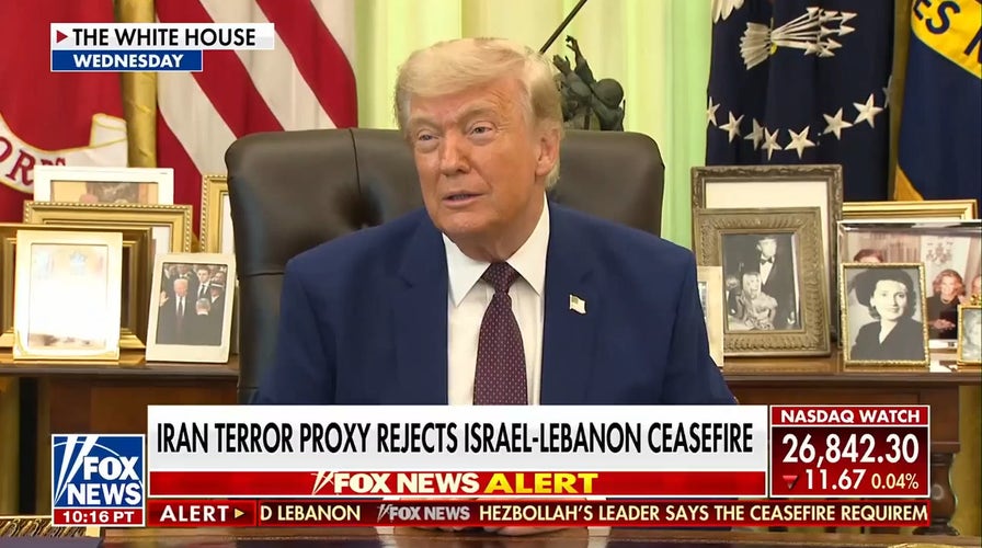 Hezbollah rejects Israel-Lebanon ceasefire as Trump weighs Iran deal