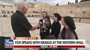 FOX News speaks with Israelis at Western Wall
