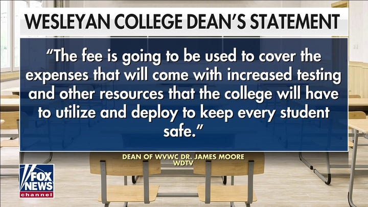 Not vaccinated? That’ll cost you at West Virginia college