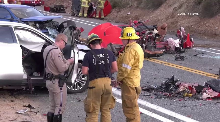 One deceased after California Ferrari hits two other cars, splits in half
