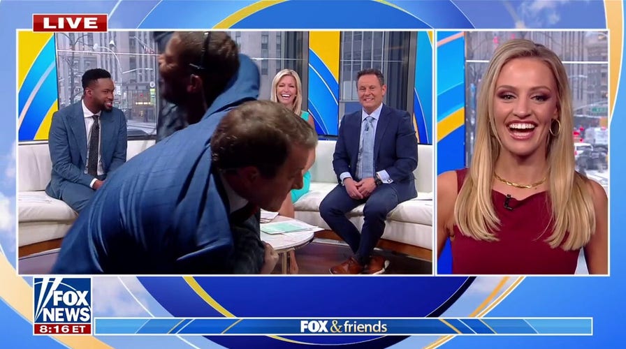 Todd Piro brawls on 'Fox & Friends' set after NHL game erupts into 10-player fight