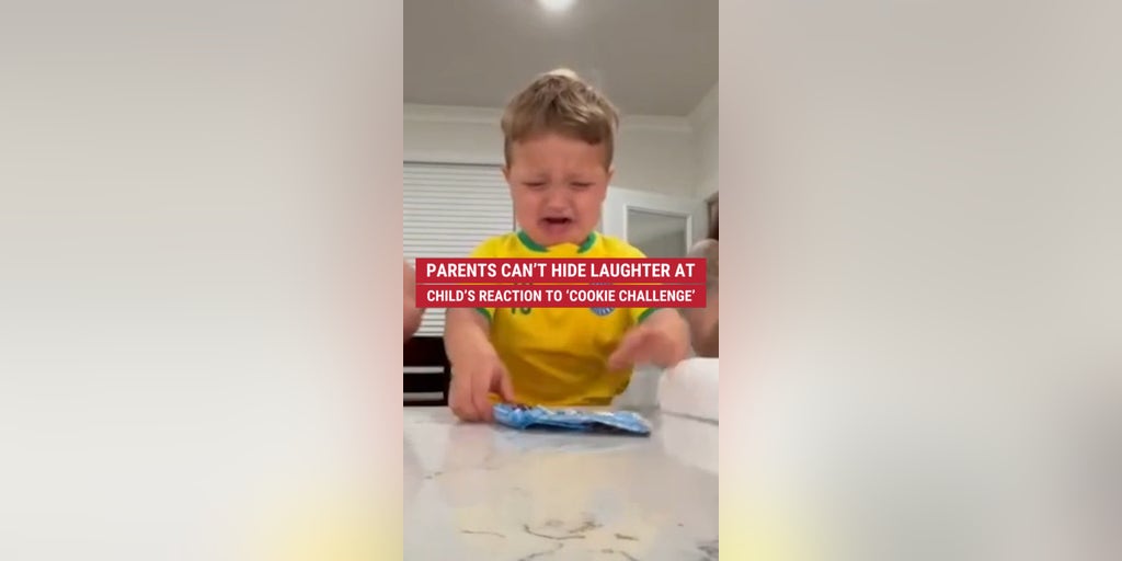 These parents couldn’t hold back their laughter at their child’s reaction to the viral 'Cookie Challenge'