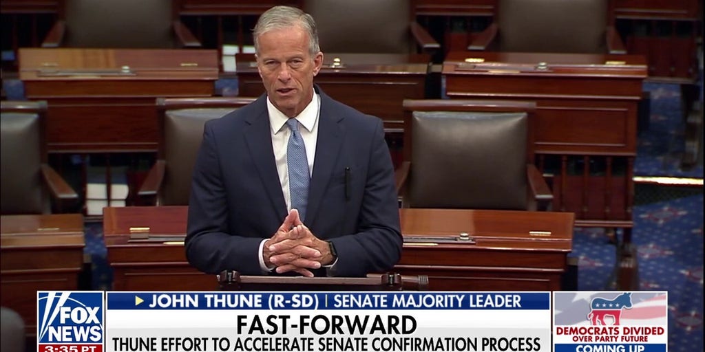 Senate majority leader accuses Dems of throwing 'temper tantrum' in stalling confirmation of nominees