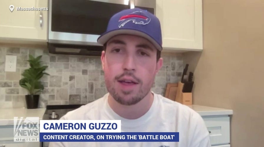 Bills fan dishes on 2-foot-long 'boat' of waffle fries