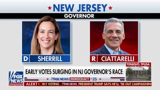 Early voting surges in New Jersey governor's race