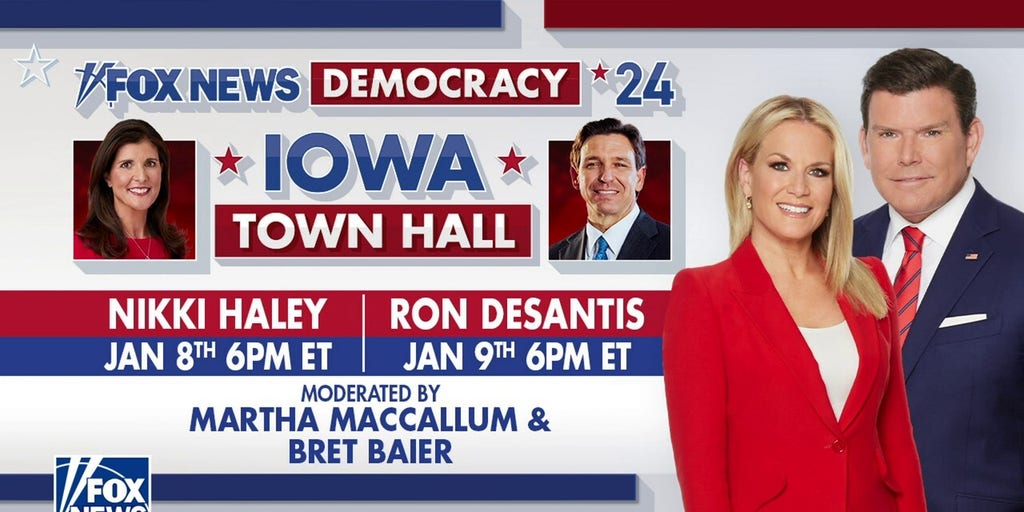 Fox News announces Iowa town halls with Nikki Haley Ron DeSantis