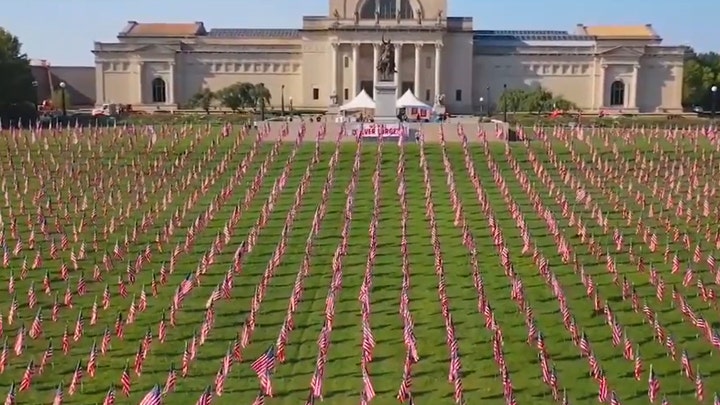 St. Louis' Forest Park honors thousands of 9/11 heroes with 'Flags of Valor' display