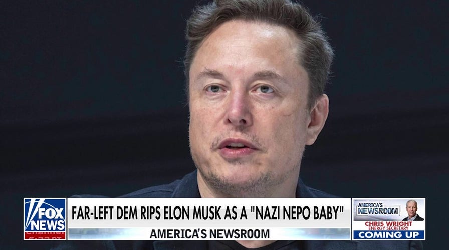 Far-left Dem rips Elon Musk as a 'Nazi nepo baby' 