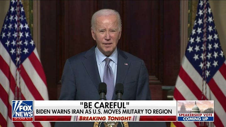 President Biden has a warning for Iran