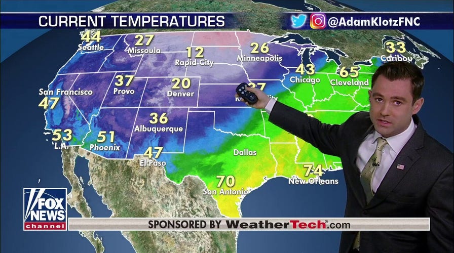 National forecast for Friday, March 20