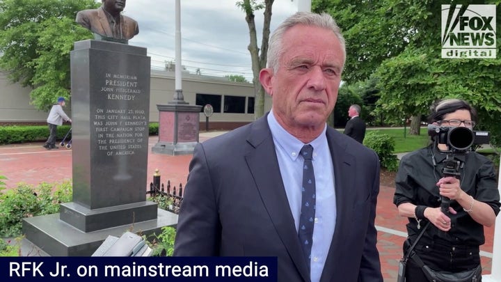 Democratic presidential candidate Robert F. Kennedy Jr. argues that the ‘mainstream media has dismissed my candidacy