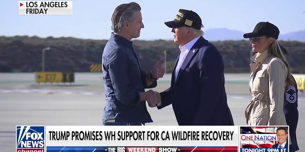 ‘Full-time’ President Trump praised for commitment to CA, NC recovery: 'A man of the people’