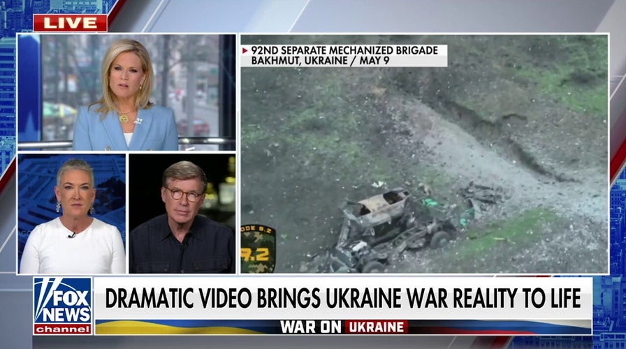 Stunning video shows Russian soldier's surrender