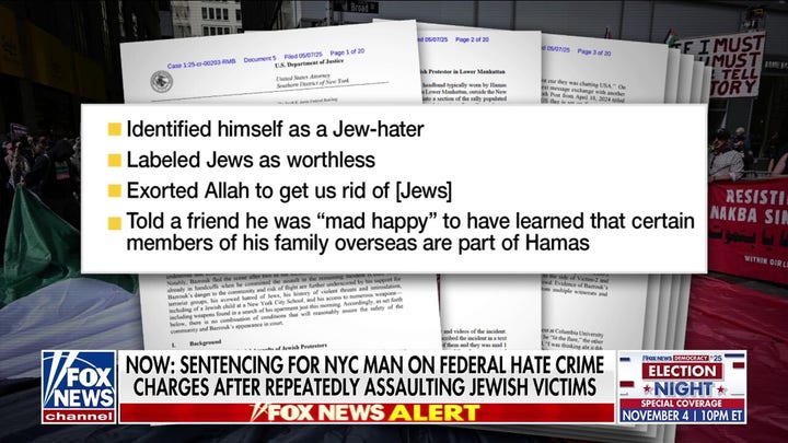 NYC man charged with hate crimes after allegedly assaulting Jewish victims at pro-Israel rallies