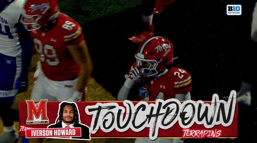 Iverson Howard runs for 11-yard TD, extends Maryland's lead over Hampton