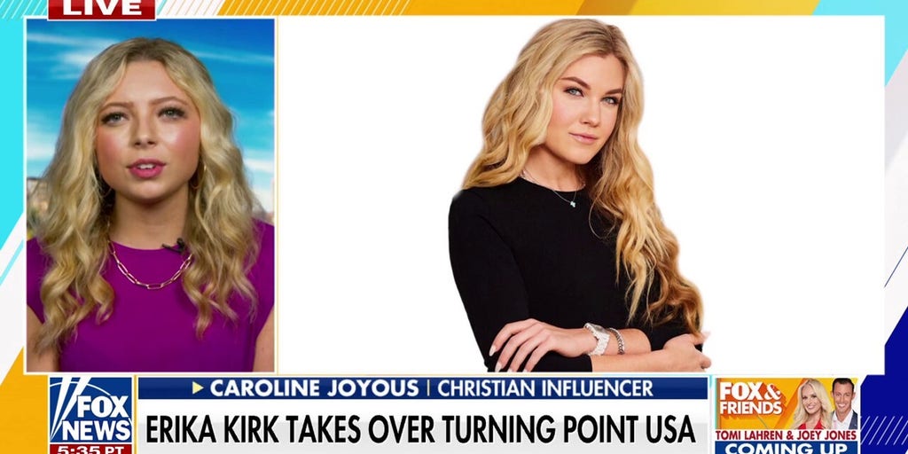 Erika Kirk unanimously voted new CEO of Turning Point USA