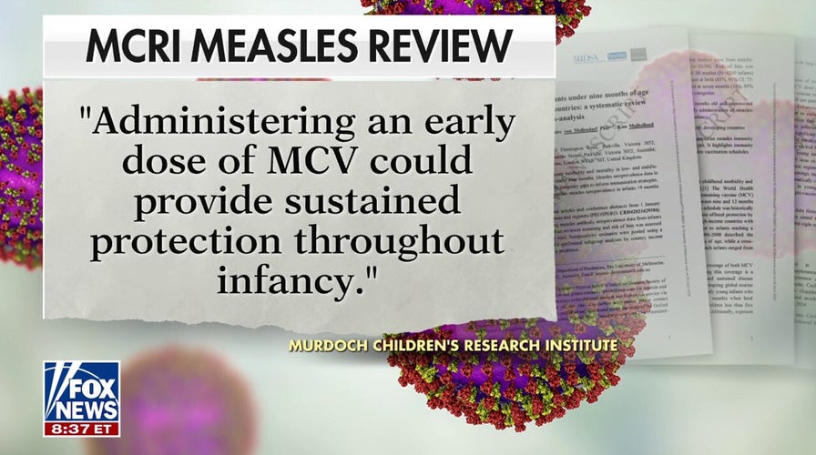 Study suggests babies should receive measles vaccine earlier