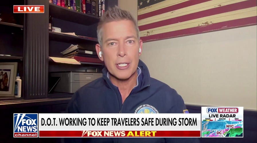 ‘Across the spectrum, we’re having issues’: Transportation Secretary says crews working ‘overtime’ amid winter storm