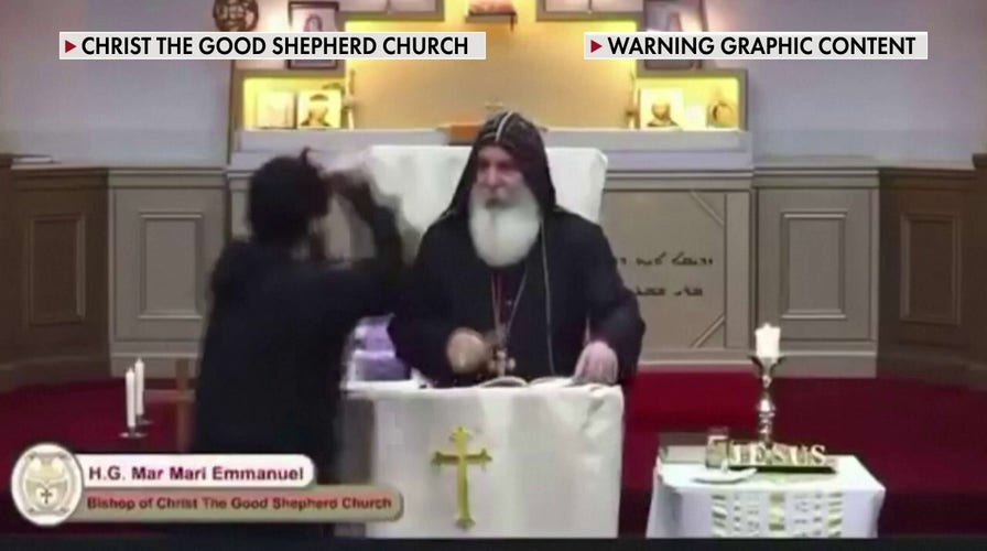 Australia church stabbing captured on livestream