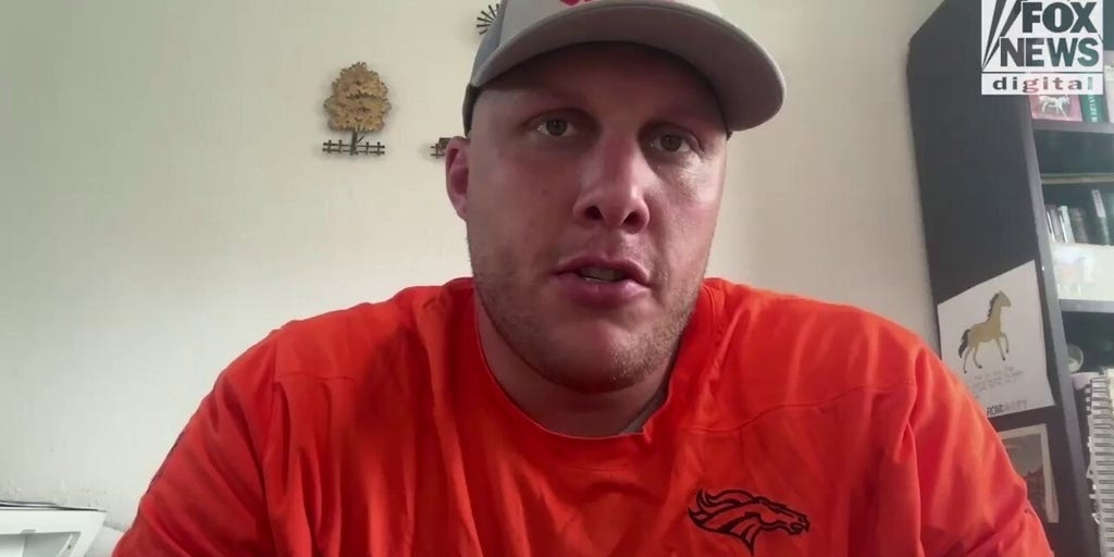 Broncos lineman Garett Bolles discusses protecting military veterans, just like he does with Bo Nix