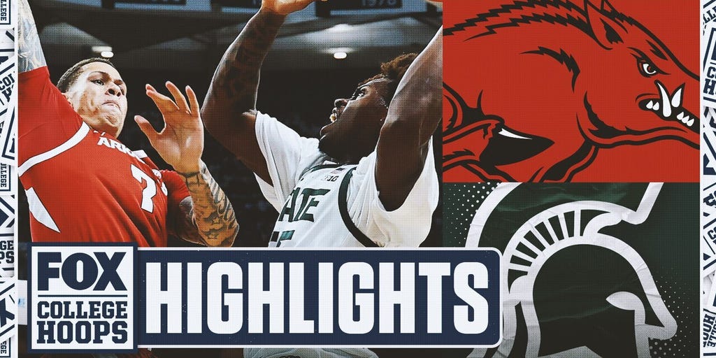 No. 14 Arkansas Razorbacks vs. No. 22 Michigan State | FOX College Hoops