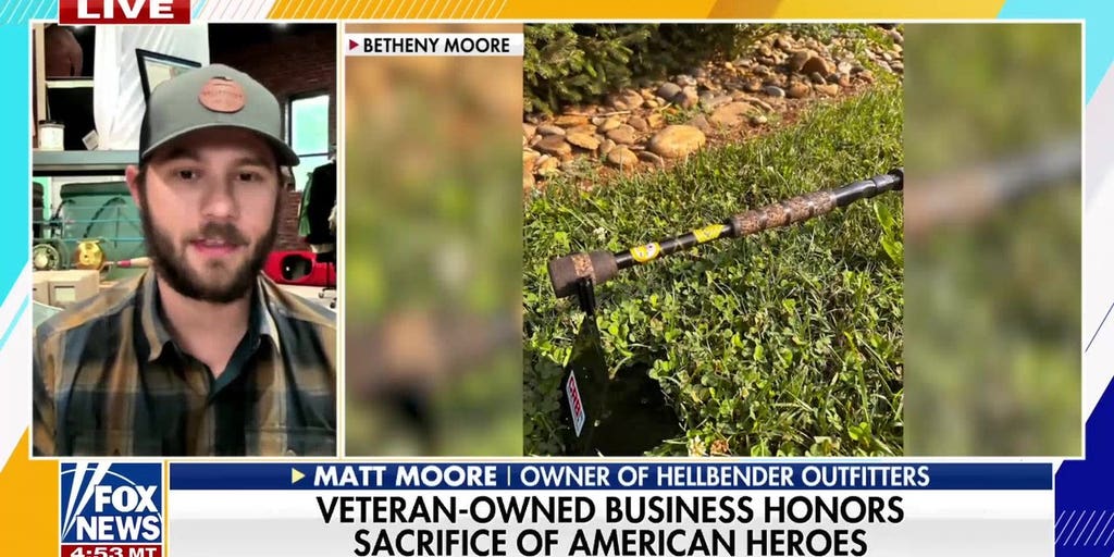 Veteran-owned business supports Gold Star families through custom fishing rods | Fox News Video