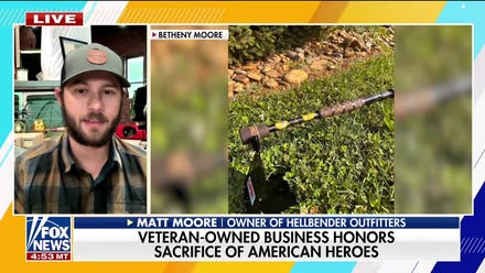 Veteran-owned business supports Gold Star families through custom fishing rods