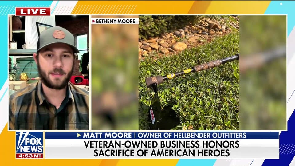 Veteran-owned business supports Gold Star families through custom fishing rods