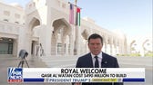 Qasr Al Watan decorated in US and Emirati flags for Trump’s visit