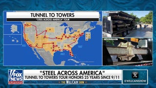 Tunnel to Towers tour honors 9/11 heroes with World Trade Center steel beam
