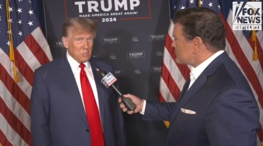 Trump talks 2024 with Bret Baier, says Biden is ‘very dangerous’ and ‘can’t put two sentences together’