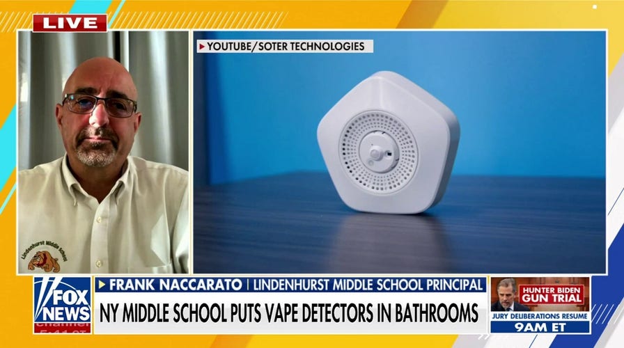 NY middle school installs vape detectors to combat youth nicotine use