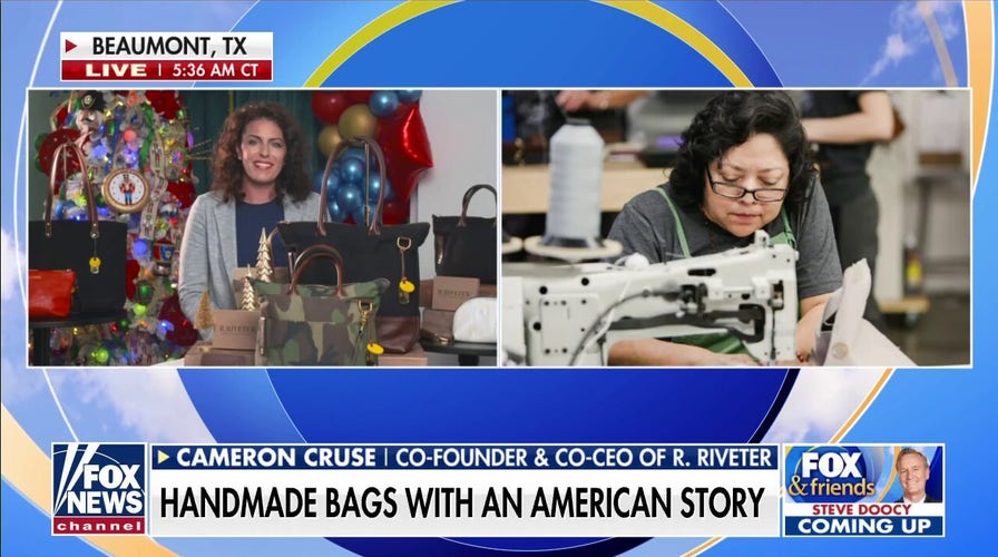 Military spouses selling handbags encourage families by providing quality and opportunity