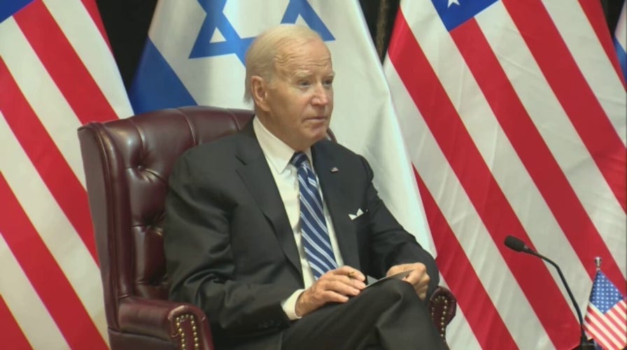  President Biden speaks after meeting with Israeli war cabinet