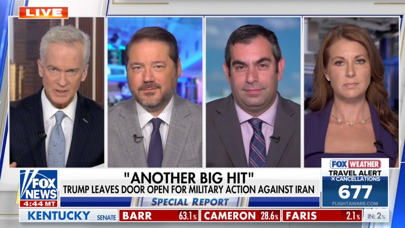 Trump leaves door open for military action against Iran