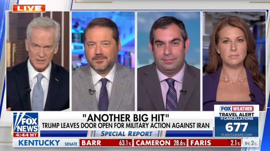 Trump leaves door open for military action against Iran