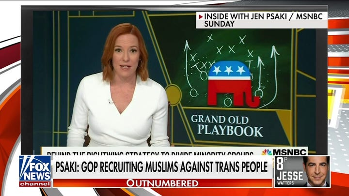 Jen Psaki slammed for claiming GOP is recruiting Muslims against transgender Americans