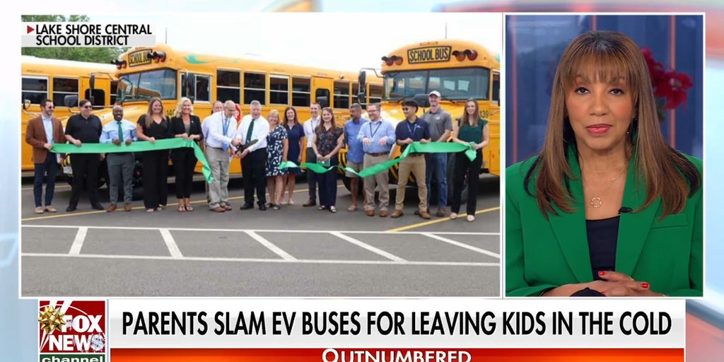 EV school buses criticized by parents over alleged breakdowns, lack of heat