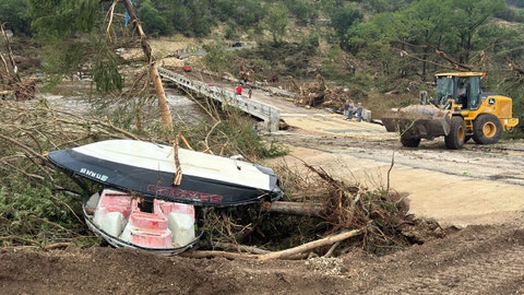 WATCH LIVE: Receding Texas floodwaters reveal death, devastation as toll tops 50 - Fox News