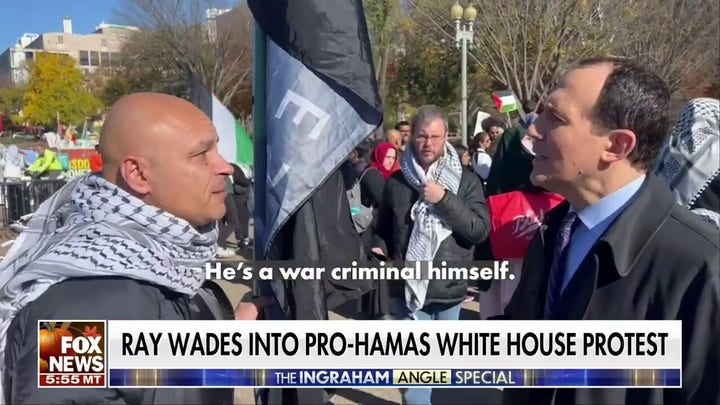 Raymond Arroyo wades into pro-Hamas White House protest